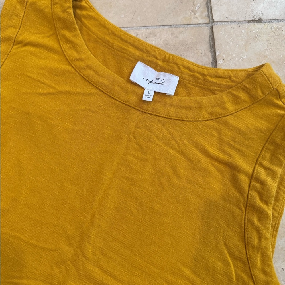 Soma Mustard Tank Top